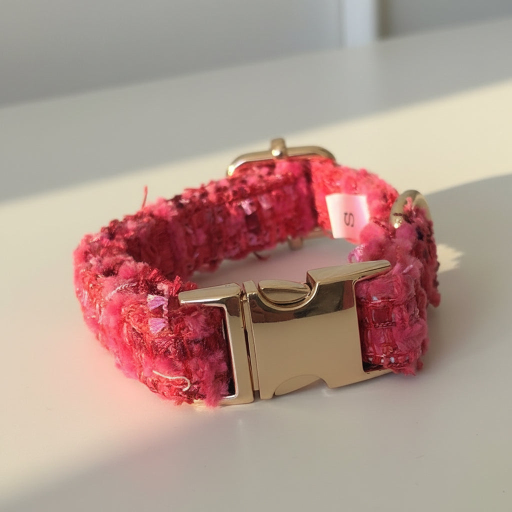 Halsband Rosé Tweed