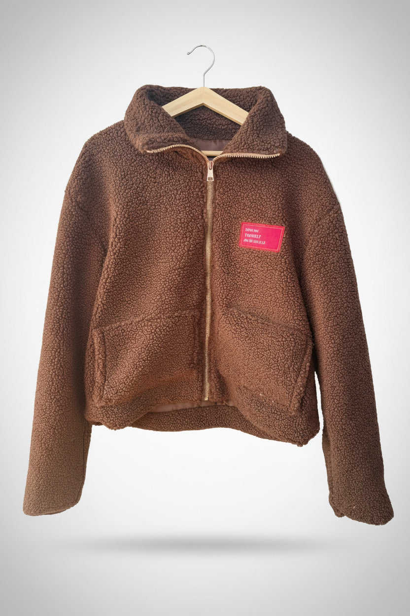 Teddy Jacke Mocca