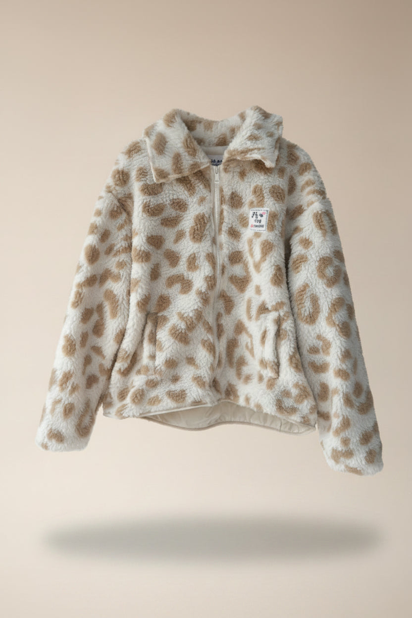 Teddyjacke Leo beige