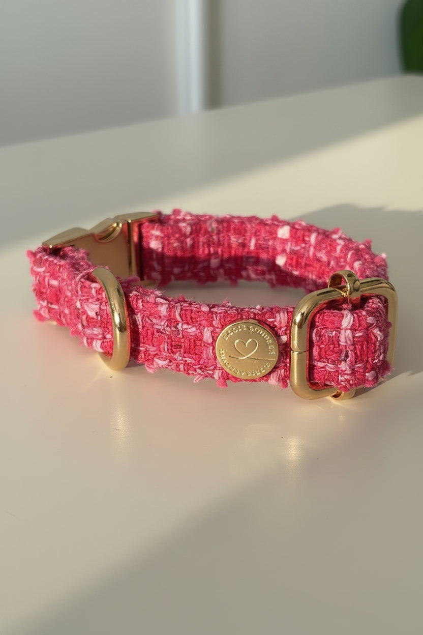 Halsband Rosé Tweed